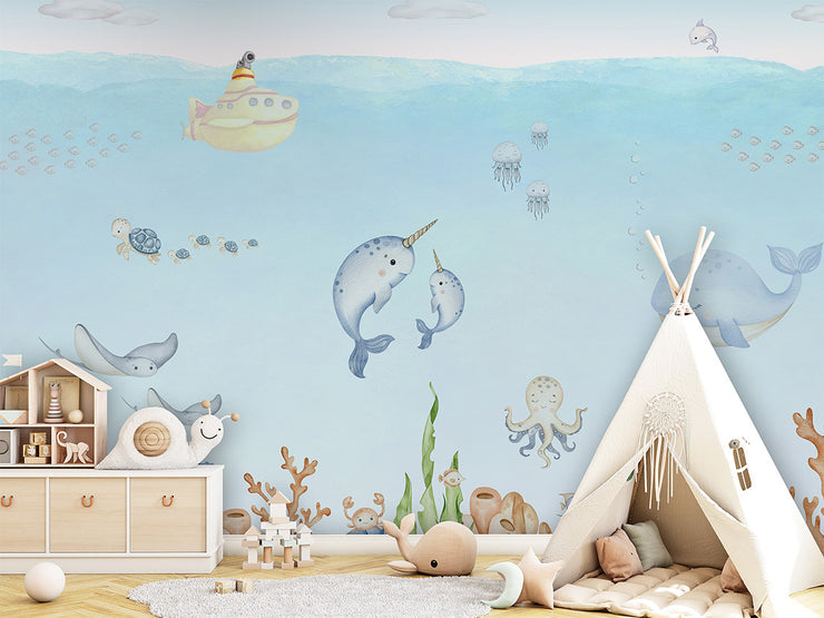 Ocean Joy Wall Mural