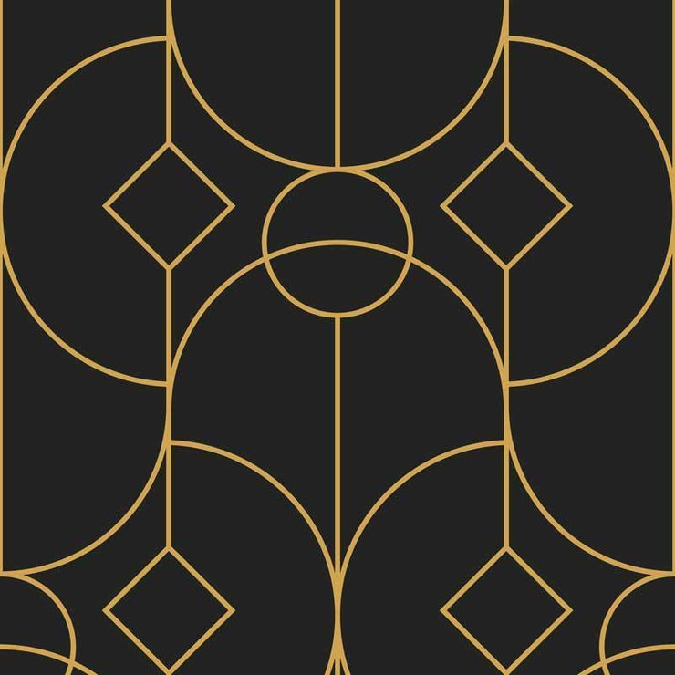 Art Deco 2 Removable Wallpaper-wallpaper-Eazywallz