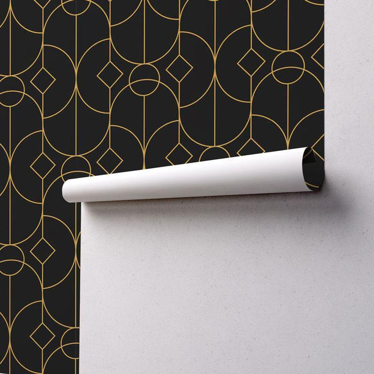 Art Deco 2 Removable Wallpaper-wallpaper-Eazywallz