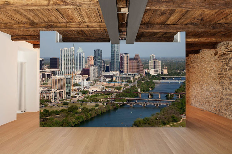 Austin, Texas Skyline Wall Mural-Cityscapes-Eazywallz