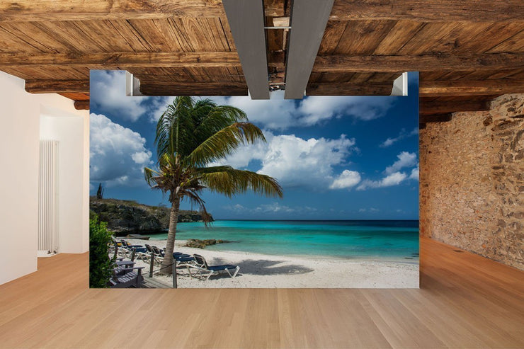 Beach Get Away Wall Mural-Tropical & Beach-Eazywallz