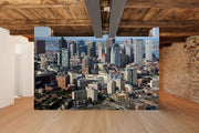 Boston, Massachusetts Skyline Wall Mural-Cityscapes-Eazywallz