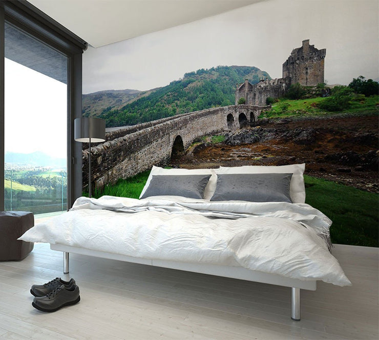 Castle in Scotland Wall Mural-Landscapes & Nature-Eazywallz