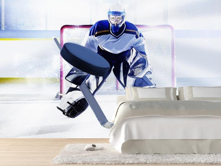 Ice hockey goalie Wall Mural-Sports-Eazywallz