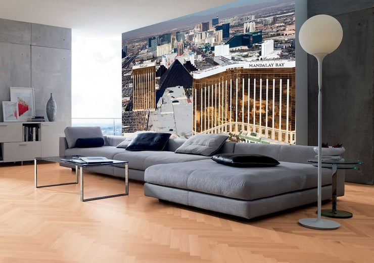 Las Vegas Skyline Wall Mural-Cityscapes-Eazywallz