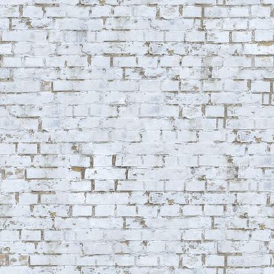 Old White Brick Wall Mural-Textures-Eazywallz