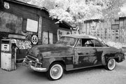 Retro American Car Mural Wallpaper-Transportation-Eazywallz