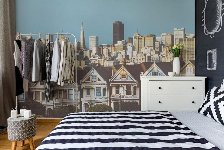 San Francisco City View Wall Mural-Cityscapes-Eazywallz