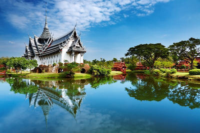 Sanphet Prasat Palace, Thailand Wall Mural-Buildings & Landmarks,Zen,Tropical & Beach,Landscapes & Nature-Eazywallz