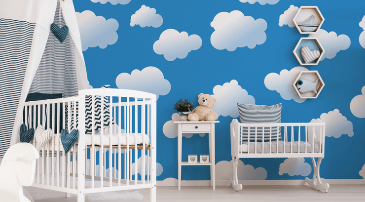 Sky pattern Wall Mural-Kids' Stuff-Eazywallz