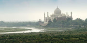 Taj Mahal and Yamuna River Wall Mural-Buildings & Landmarks,Panoramic-Eazywallz