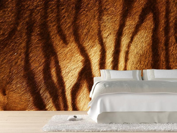 Tiger texture Wall Mural-Animals & Wildlife,Textures-Eazywallz