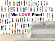 We love pixel! Wall Mural-Urban,Modern Graphics-Eazywallz