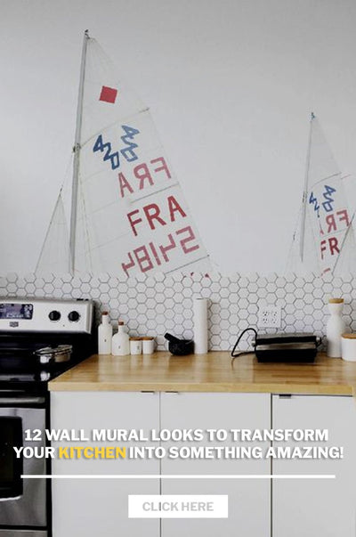 12 Wall Mural looks to transform your kitchen into something amazing!