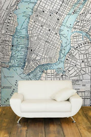 1889 New York City Map Wall Mural-Maps,Featured Category-Eazywallz