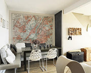 19th Century New York Map Wall Mural-Maps,Featured Category-Eazywallz