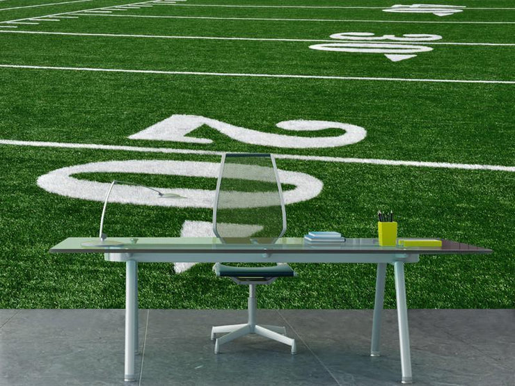 20 yard line on a football field Wall Mural-Sports-Eazywallz