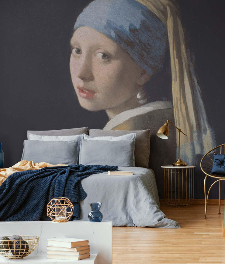 Girl with a Pearl Earring Wall Mural