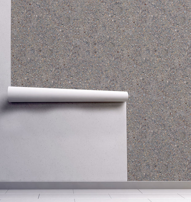 Mixed Grey Cement Wallpaper