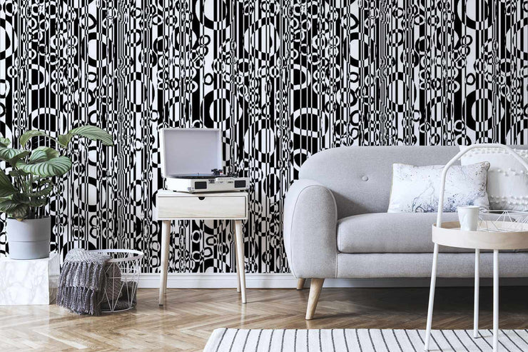 Optical Bend Wallpaper Mural