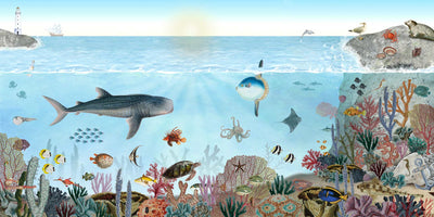 Ocean Lookbook Wall Mural