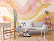 Rose Paint Brush Wallpaper Mural