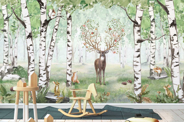 Amazing Antlers -Summer- Wall Mural