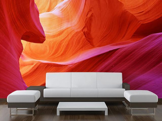 Abstract Antelope Canyon Mural-Abstract,Buildings & Landmarks,Landscapes & Nature,Textures,Best Rated Murals-Eazywallz