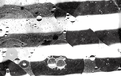 Abstract Black And White Soap Bubble-Abstract-Eazywallz