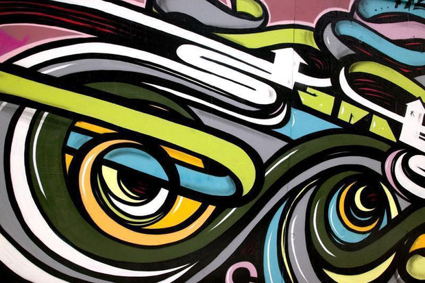 Abstract graffiti Mural-Abstract,Urban,Modern Graphics,Best Seller Murals-Eazywallz