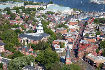 Annapolis, Maryland Skyline Wall Mural-Cityscapes-Eazywallz