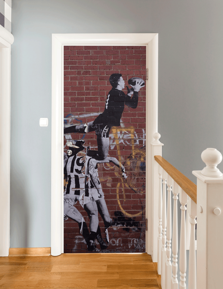 Aussie Rules Paste up Door Mural-Urban-Eazywallz