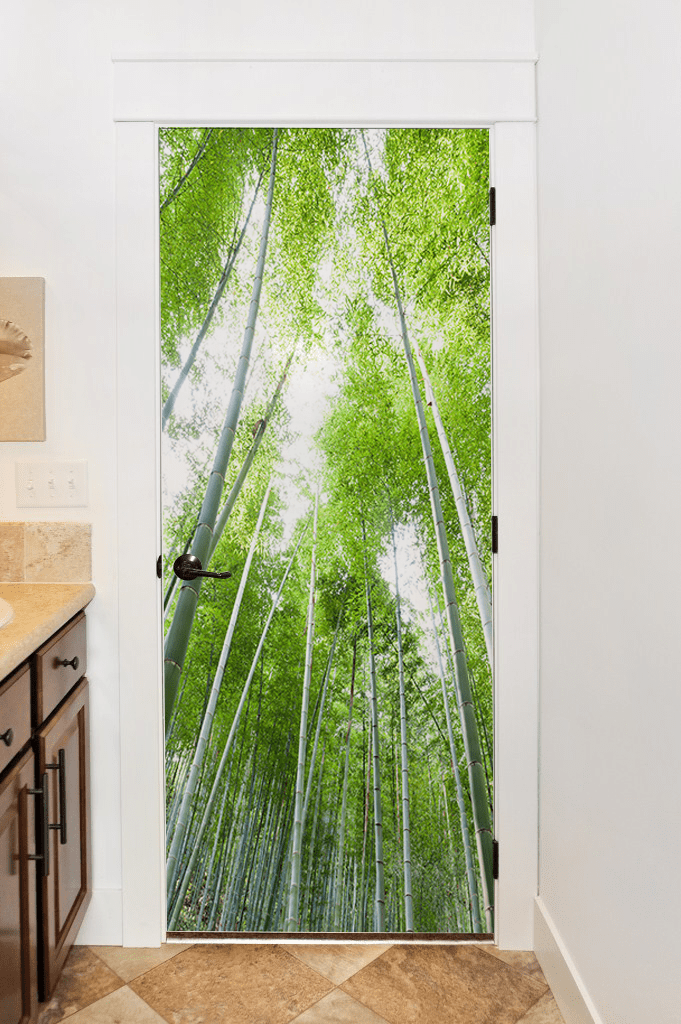 Bamboo Forest Door Mural-Landscapes & Nature-Eazywallz