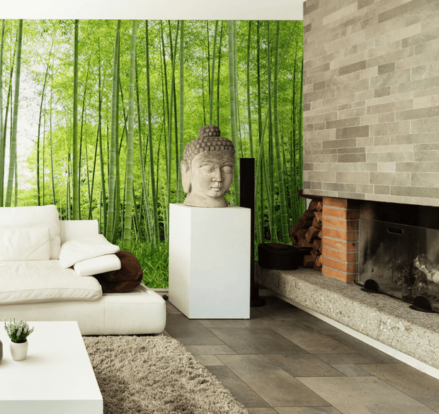 Bamboo stalks Wall Mural-Landscapes & Nature-Eazywallz