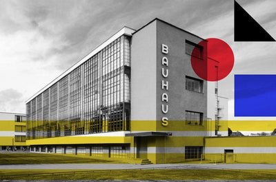 Bauhaus Art Collective Wall Mural-Abstract,Black & White,Buildings & Landmarks,Urban-Eazywallz