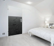 Black Pebble Beach Door Mural-Zen-Eazywallz