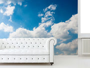 Blue Sky And Clouds Wall Mural-Landscapes & Nature-Eazywallz