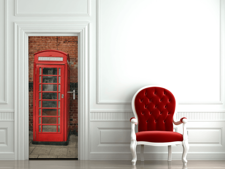 British Phone Booth Door Mural-Zen-Eazywallz