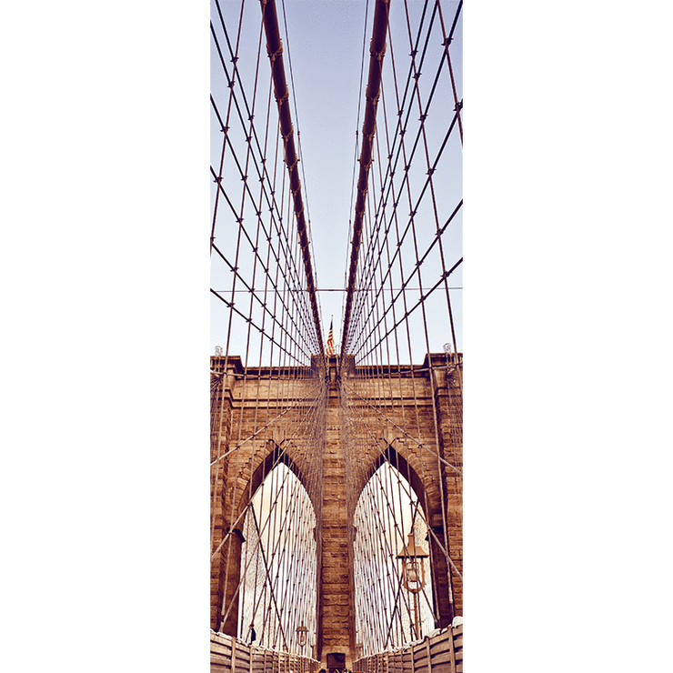 Brooklyn Bridge Door Mural-Buildings & Landmarks-Eazywallz