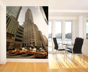 Busy Manhattan Wall Mural-Buildings & Landmarks,Cityscapes,Transportation,Urban,Featured Category-Eazywallz