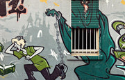 Cartoon Street Art Wall Mural-Urban-Eazywallz