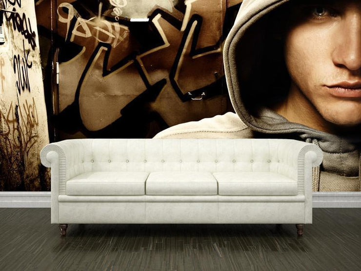 Cool looking hooligan Wall Mural-Urban-Eazywallz