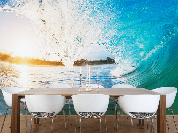 Crashing Ocean Wave Wall Mural-Tropical & Beach-Eazywallz
