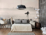 Early Morning Surf Wall Mural-Sports-Eazywallz