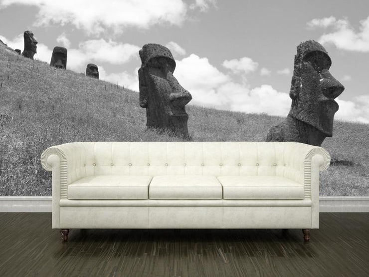 Easter Island, Chile Wall Mural-Buildings & Landmarks-Eazywallz