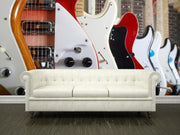 Electric guitars hanging on wall Wall Mural-Arts-Eazywallz
