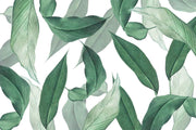 Falling Banana Leaves Wallpaper Mural