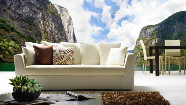 Fjord in Norway Wall Mural-Landscapes & Nature,Panoramic-Eazywallz