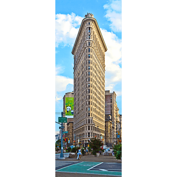 Flatiron Building in Manhattan Door Mural-Buildings & Landmarks-Eazywallz