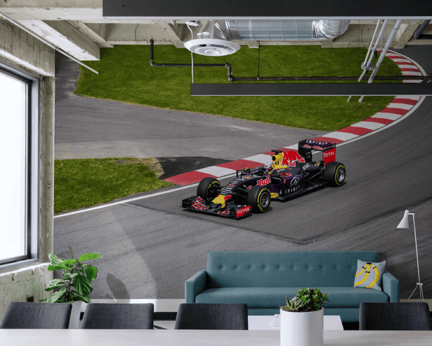 Formula 1 Race Car Wall Mural-Sports-Eazywallz